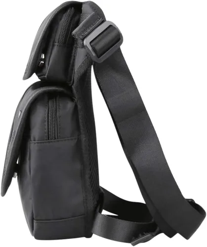 Vista 7 de Genda 2Archer Riñonera de nailon con múltiples bolsillos para senderismo LNS409-2 Negro talla única