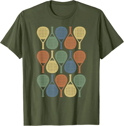 Vista 55 de Vintage Retro Padel Camiseta de Padel Sports Lover