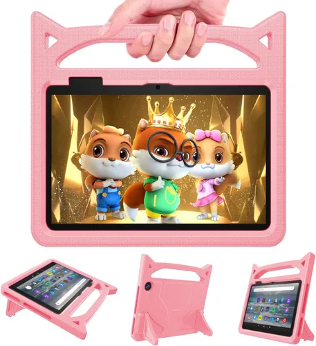 Vista 6 de Funda para tablet de 7 pulgadas para niños, solo compatible con 12ª generación, versión 2022. Funda ligera a prueba de golpes a prueba de niños