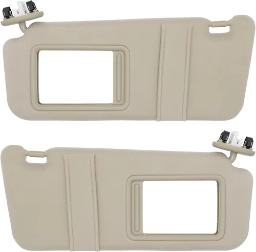 Vista 14 de NHILES Visera solar del lado izquierdo del conductor y del lado derecho del pasajero compatible con Toyota Camry sin luz 2007 2008 2009 2010 2011