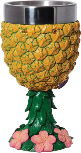 Vista 2 de Enesco Disney Showcase Lilo and Stitch - Figura decorativa de copa de piña, multicolor, 7.09 pulgadas