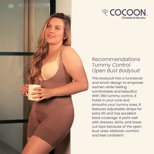 Vista 5 de CoCoon Shapewear Open Bust Bodysuit for Tummy Control Shapewear - Sculpting, Tummy Control Body Shaper