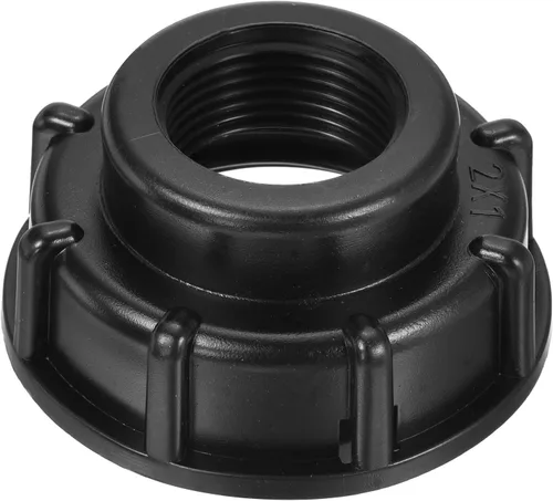 Vista 7 de PATIKIL IBC - Adaptador de bolsa de 2.362 in, rosca gruesa, salida hembra de 1/2 pulgada, conector de tapón de drenaje de 275-330 galones