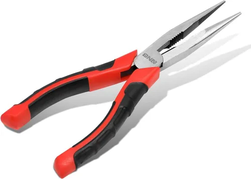 Vista 10 de DNA Motoring TOOLS-00074 - Alicates para juntas de ranura de 8 pulgadas, alicates endurecidos con dientes tratados térmicamente, agarres de PVC