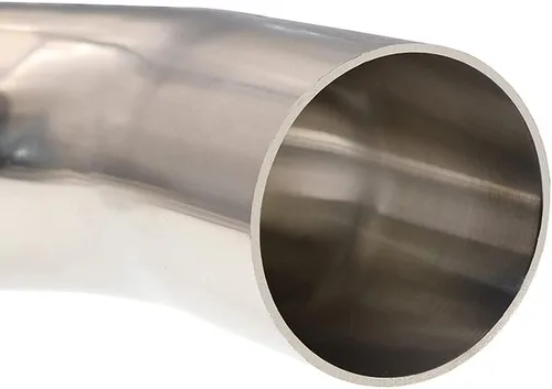 Vista 5 de Codo de Acero Inoxidable de 1.5" con Curvatura Mandril de 45° - 16GA/0.065" (1.5mm) de Grosor - Patas de 2" - Codo de Acero Inoxidable SS304