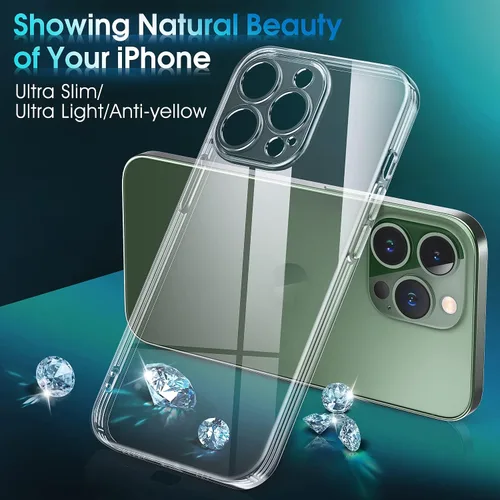 Vista 307 de Supdeal Funda cristalina transparente para iPhone 11, [No se amarillea] [Protección de la cámara] [Probado contra caídas de grado militar] Funda