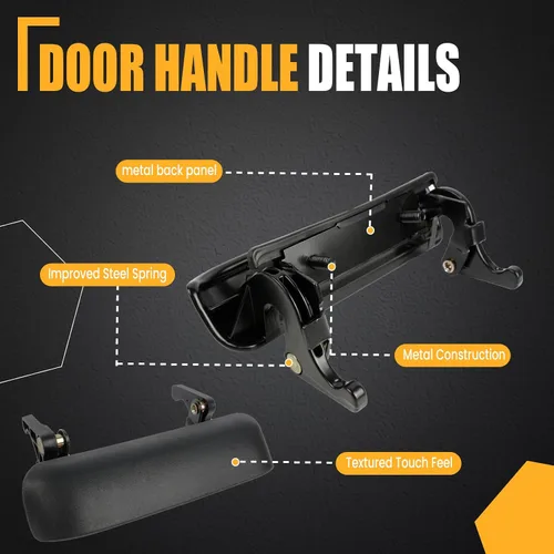 Vista 5 de GSPSCN Conjunto de manija de portón trasero compatible con Ford Ranger 1998