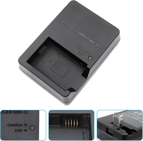 Vista 3 de Cargador de batería de pared MH-32 MH32 para Nikon EN-EL25 ENEL25 EN-EL25a Batería compatible con Nikon Z50 Z 50 Z30 Z 30 Zfc Z fc Z50II cámara