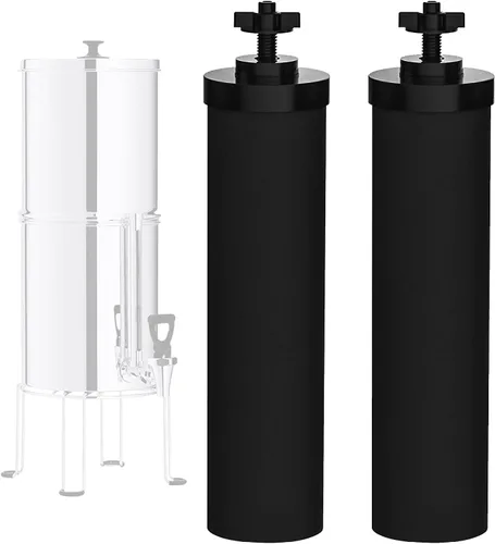 Vista 10 de 【Actualizado】Filtro de cerámica Virego con infusión de plata, repuesto para filtro de agua BB9-2, filtros de limpieza repetibles compatibles