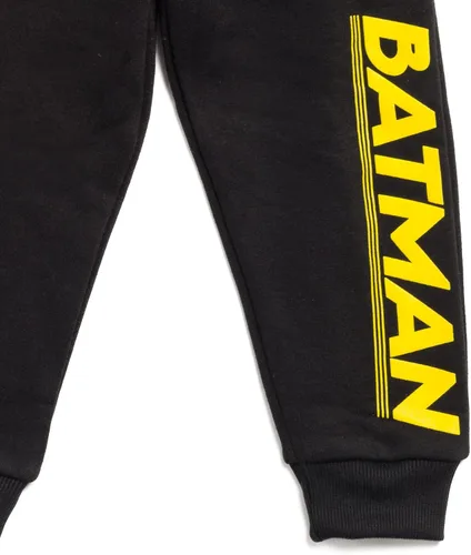 Vista 5 de DC Comics Justice League Superman Batman - Conjunto de sudadera con capucha y pantalones de forro polar para niños pequeños a grandes