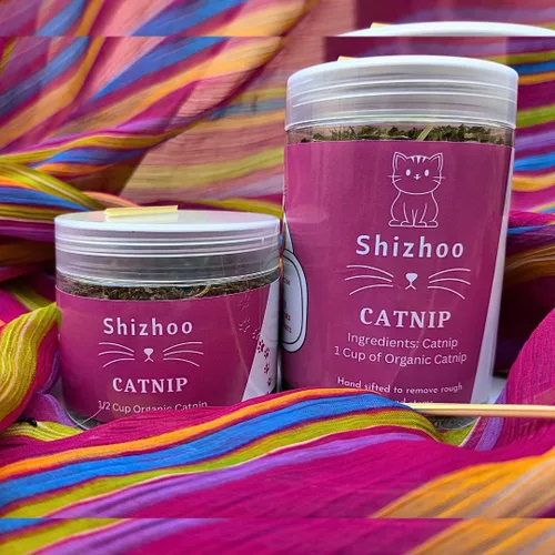 Vista 7 de Hierba gatera 100% natural para gatos y gatitos, mezcla orgánica prémium para energizar y excitar a los gatos, seguro para jugar con gatos