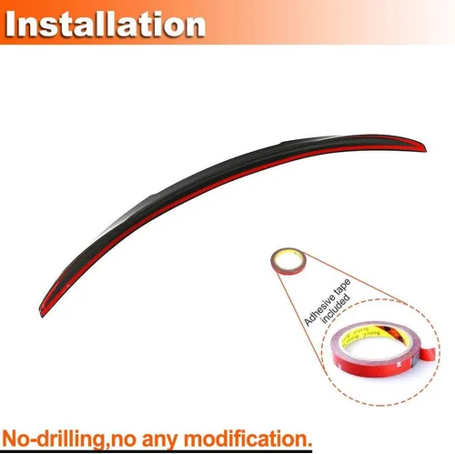 Vista 6 de Alerón trasero de fibra de carbono para BMW Serie 1 E82 Coupé 2007-2013 Factory Outlet 116i 118i120i 125i 128i 130i 135i Auto CF Tapa trasera