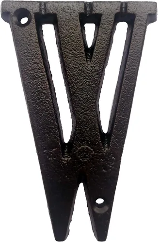 Vista 22 de BetLight Número de casa de hierro fundido de 5.5 pulgadas de alto, números de dirección de casa sólidos, elegante acabado marrón negro, fácil