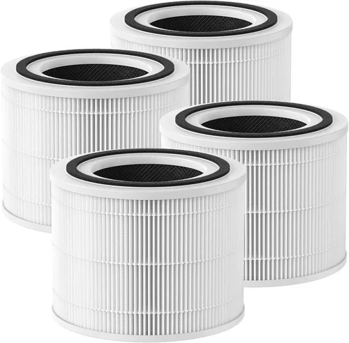 Vista 6 de Paquete de 2 filtros de repuesto 240 compatibles con purificador de aire Puro 240, filtro purificador de aire 3 en 1 con filtros de carbón activado