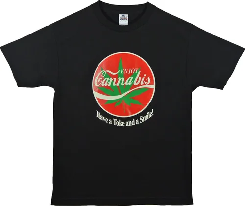 Vista 2 de ShirtBANC Camisas de marihuana original para hombre, playeras de moda, 3XL, Disfruta del cannabis