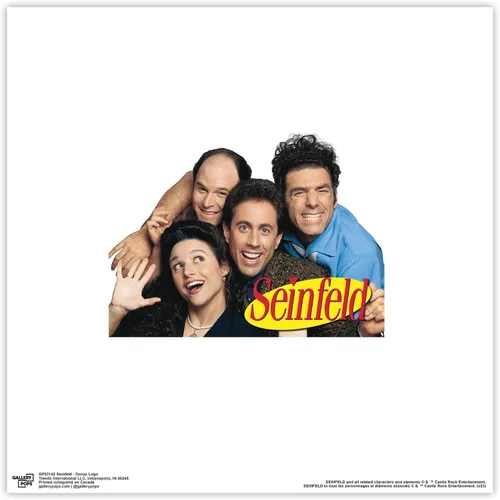 Vista 9 de Trends International Gallery Pops Seinfeld - Póster de pared con logotipo de grupo, 12 x 12 pulgadas, versión de marco negro
