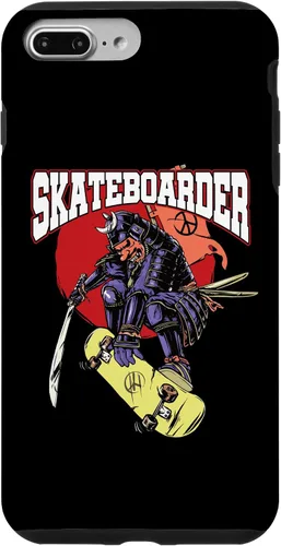 Vista 9 de iPhone 15 Skateboarding I Skater & Skateboard I Samurai Skateboarder Case