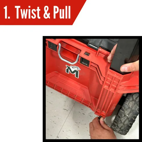 Vista 2 de Puños de liberación compatibles con Milwaukee Packout Puños de liberación rápida para Milwaukee Packout Kit de extracción de asa para Packout
