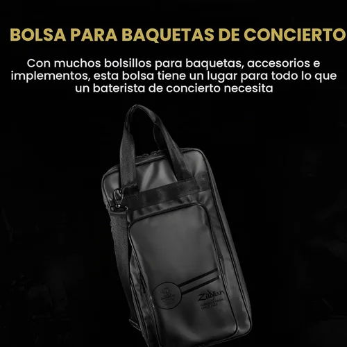 Vista 2 de Zildjian Bolsa para baquetas de concierto, color negro