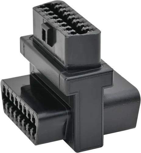 Vista 3 de iKKEGOL Cable divisor OBD2 de bolsillo, OBD II completo de 16 pines, 1 macho a doble hembra, 1 a 2 T, convertidor adaptador de extensión de 2 vías