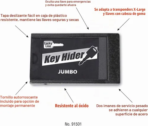 Vista 5 de Lucky Line - Ocultador de Llave magnético