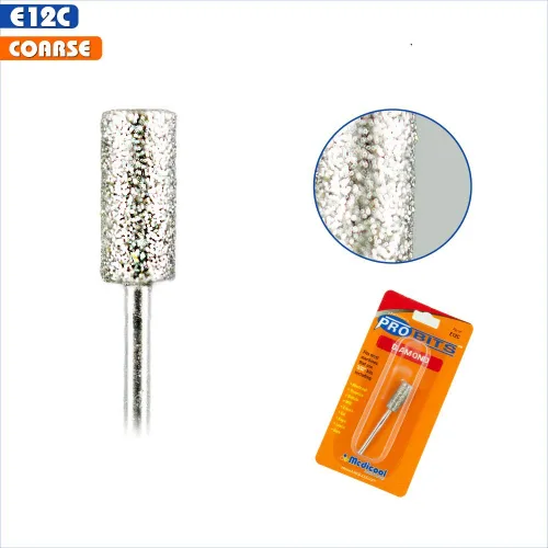 Vista 3 de Medicool Broca de herramienta de uñas para limar y dar forma a barril de diamante E12C