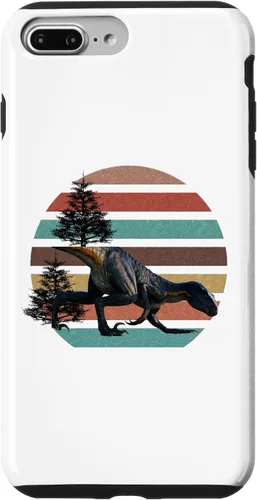 Vista 12 de Funda para iPhone 12 Mini Giganotosaurus Retro T Rex dinosaurio prehistórico para el día del padre