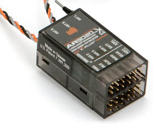 Vista 2 de AR9020 2 satélites 9 canales receptor Digital Spread Modulación para Spektrum DSMX/Xplus