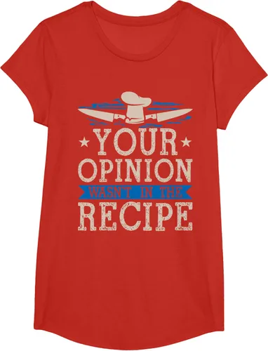 Vista 48 de Cooking Your Opinion Wasnot In The Recipe Chef Cook Baker - Camiseta, Negro, S