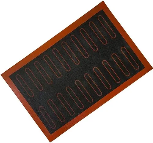Vista 3 de Eclair - Alfombrilla de silicona antiadherente para pastelería, molde para hornear macarrón, galletas y tartas, para hornear herramientas