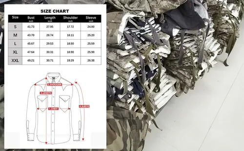 Vista 8 de Admitted &Feeling Camiseta táctica de camuflaje BDU para hombres, camisas militares para hombres, táctica, carga, pesca, senderismo, trabajo, TDU
