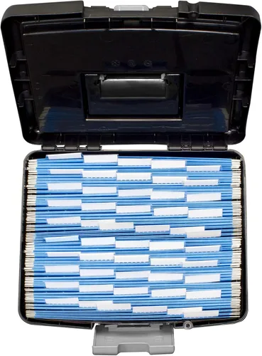 Vista 5 de Storex File Box, 10.88 x 13.25 x 11 pulgadas, color negro (STX61504U01C)