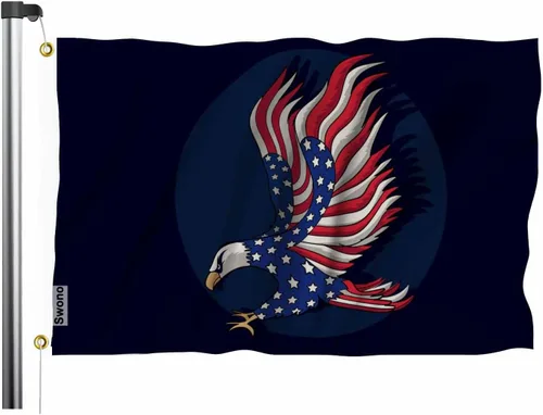 Vista 9 de Swono Bandera de corazón rosa romántico de San Valentín para exteriores e interiores, bandera de 3 x 5 pies para granja