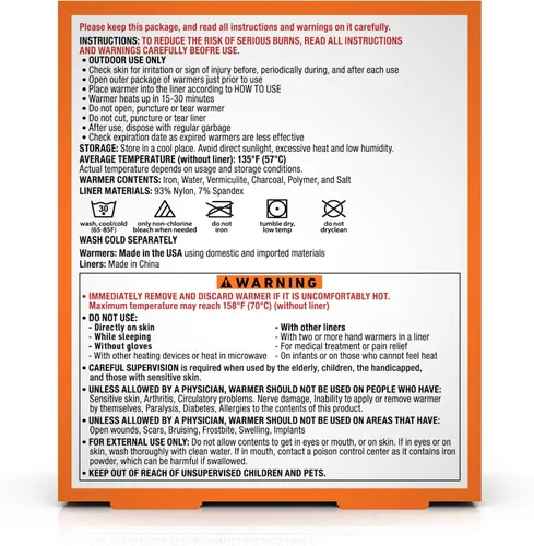 Vista 2 de Hothands Guantes Calentadores - Elásticos y Cómodos, Bolsillos Integrados para Calentadores de Mano Hothands - Fáciles de Usar y Cómodos de Llevar