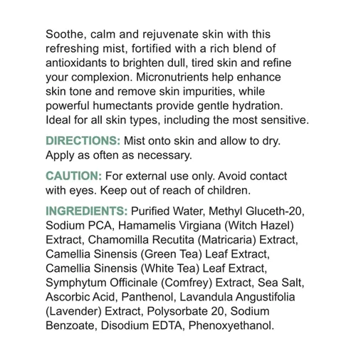 Vista 6 de Replenix Niebla antioxidante relajante, spray facial calmante, dermatólogo desarrollado para todo tipo de piel, sin aceite, sin parabanos,