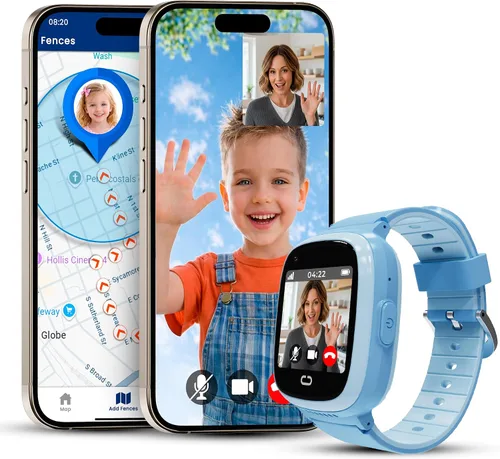 Vista 12 de Reloj para niños con localizador GPS, llamadas bidireccionales, seguimiento en tiempo real y alertas SOS - Reloj inteligente para niños
