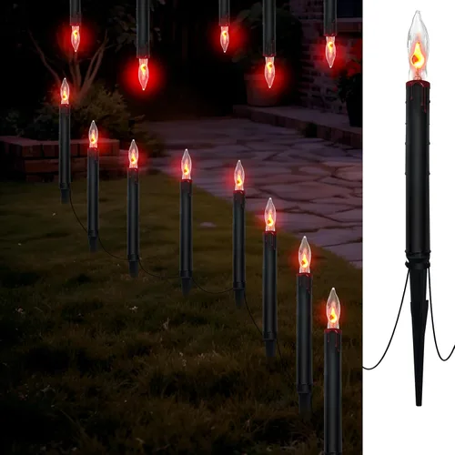Vista 9 de 7.5 "4 lámpara LED transparente cuatro colores hogar burbuja dos secciones enchufe barra lámpara cadena
