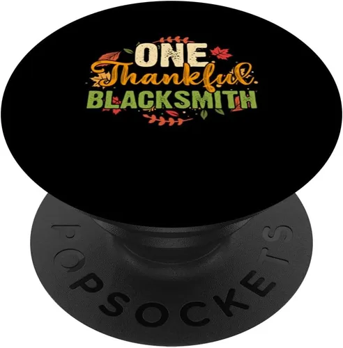 Vista 6 de One Thankful Blacksmith Thanksgiving PopSockets MagSafe PopGrip for iPhone