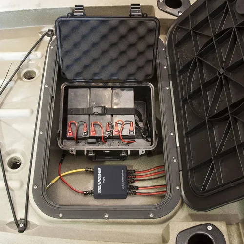 Vista 4 de Yak-Power YP-BBK Power Pack Caja de batería, solución de batería para kayak Caja de batería sellada de 12 V, salida SAE Plug-and-Play, compatible