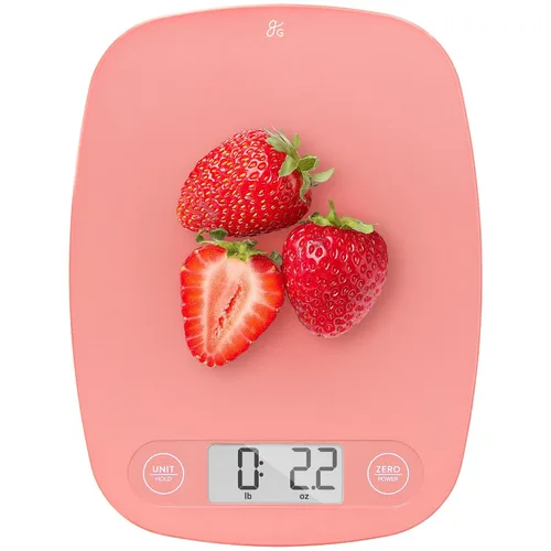 Vista 13 de Greater Goods Báscula de alimentos – Báscula digital de cocina, precisión de 1g (0.035 oz), tara fácil y conversión rápida, diseño compacto delgado