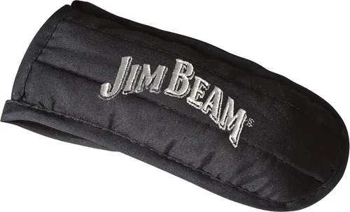 Vista 5 de Jim Beam JB0159, construcción resistente, sartén de hierro fundido pre-sazonado con base de madera y manopa, negro, pequeño