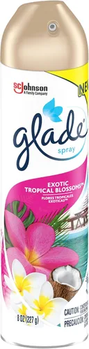 Vista 5 de Glade Ambientador, espray de habitación, flores tropicales exóticas, 8 onzas