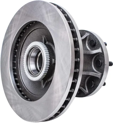 Vista 26 de Detroit Axle - Rotores de freno delantero para 04-13 Mazda 3 Rotores de frenos de disco 06-15 Mazda 5 Reemplazo: Rotor regular delantero de 11.81