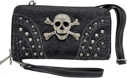 Vista 2 de Bolso de mano para mujer con calaveras