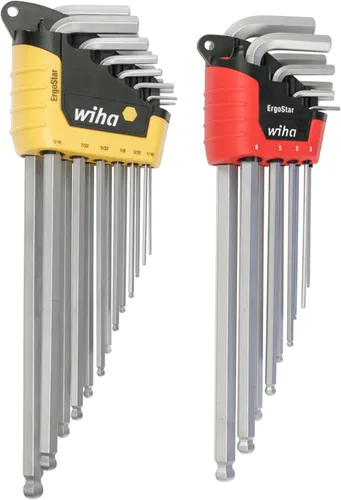 Vista 8 de Wiha 66979 Juego de 35 piezas de bandeja de llaves ErgoStar en forma de L - Hex métrico, Hex SAE, Torx
