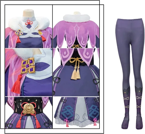 Vista 4 de LTAKK Genshin Impact - Disfraz de anime para mujer