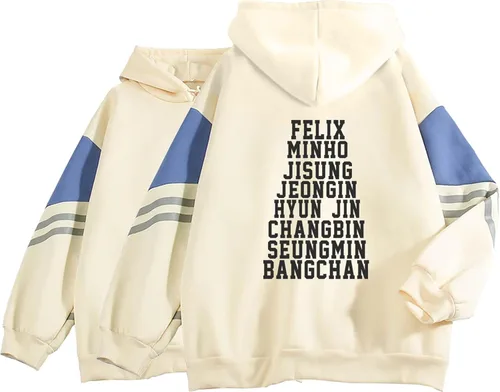 Vista 12 de JUNG KOOK SKZ Hoodie Hyunjin, Felix, Changbin, Bangchan Sweatshirt Shirt Skz Merch for Women