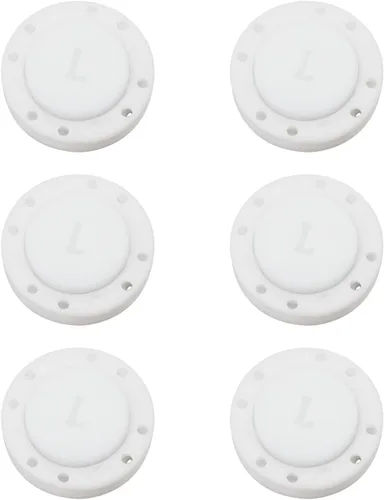 Vista 11 de 6 botones magnéticos para ropa ocultos, color negro, hebilla cortavientos de nailon para capa (0.87 pulgadas)