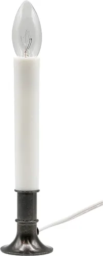 Vista 5 de Creative Hobbies® Bombillas de repuesto para lámparas eléctricas de velas, bombillas de punta de llama para velas de ventana, candelabros – 7 vatios