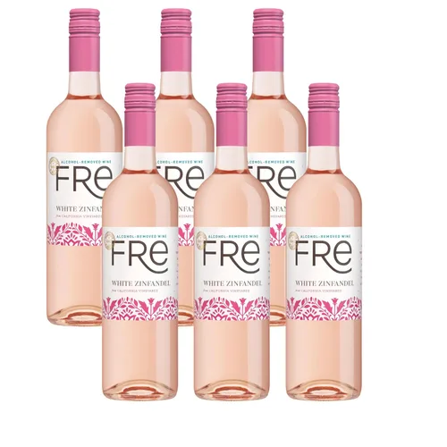 Vista 11 de Sutter Home Fre White Zinfandel de California Vineyards - Aromas fragantes de fresa con acabado agradable y persistente (paquete de 2, zinc blanco)